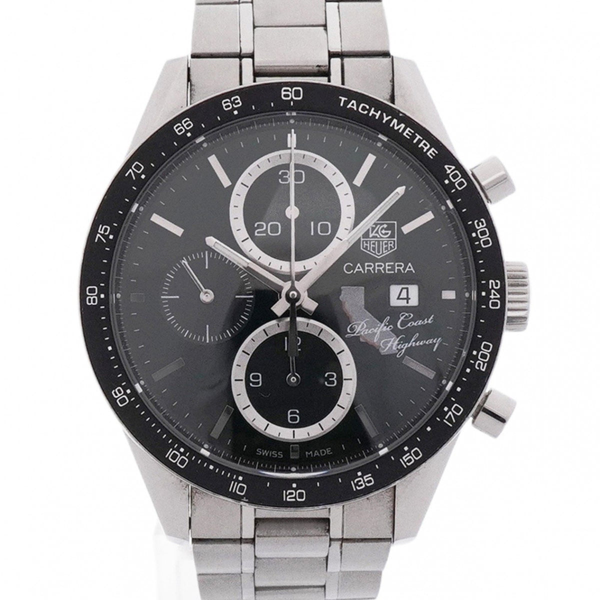 Pre-Owned TAG Heuer Carrera CV201N Green Dial Men's Watch