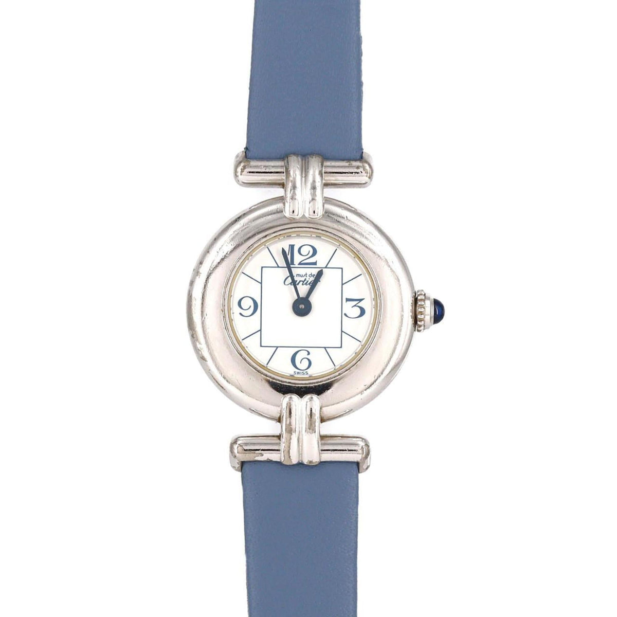 Pre-Owned Cartier Must Colisee SM W1011455 Silver Quartz Watch