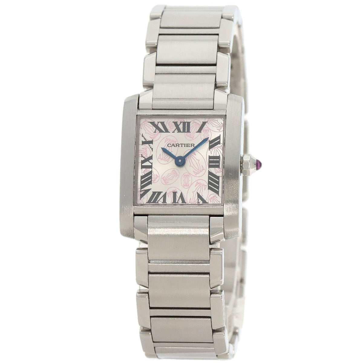 Gebrauchte Cartier W51031Q3 Tank Francaise SM Limited Edition Uhr Edelstahl SS Damen CARTIER 