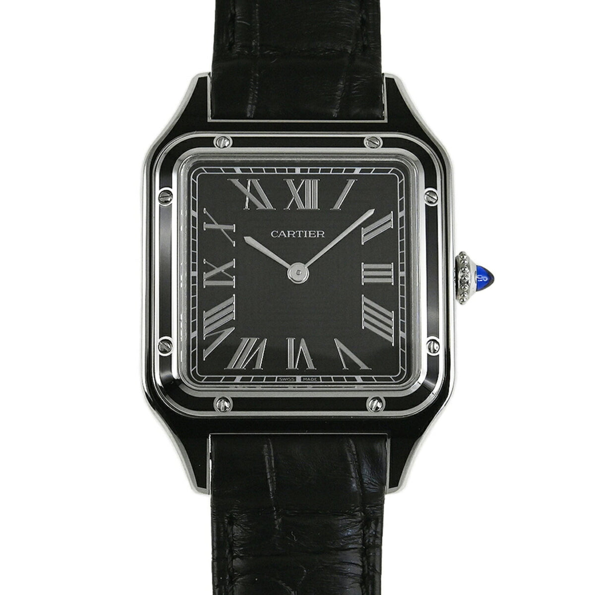 Pre-Owned Wristwatch AO---CARTIER Cartier Santos-Dumont Watch LM WSSA0046
