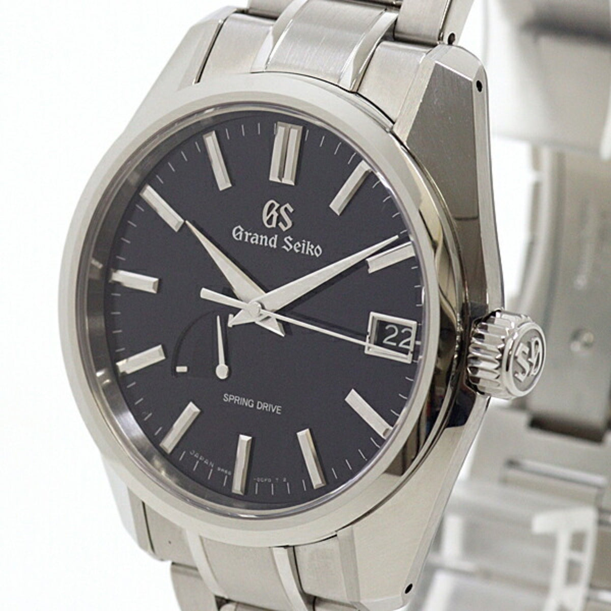 Gebrauchte SEIKO Herrenuhr Grand Seiko Heritage Collection SBGA375 Marineblaues Zifferblatt Automatik Unbenutzt 