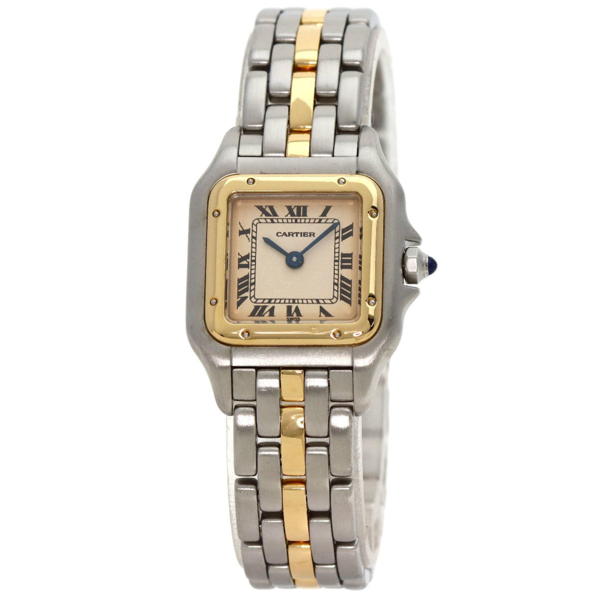 Gebrauchte Cartier W25029B5 Panthere SM 1 Row Uhr Edelstahl SSxK18YG Damen CARTIER 