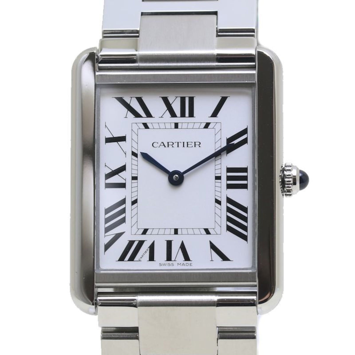 Gebrauchte CARTIER Tank Solo LM W5200014 Edelstahl Herrenuhr 39859 