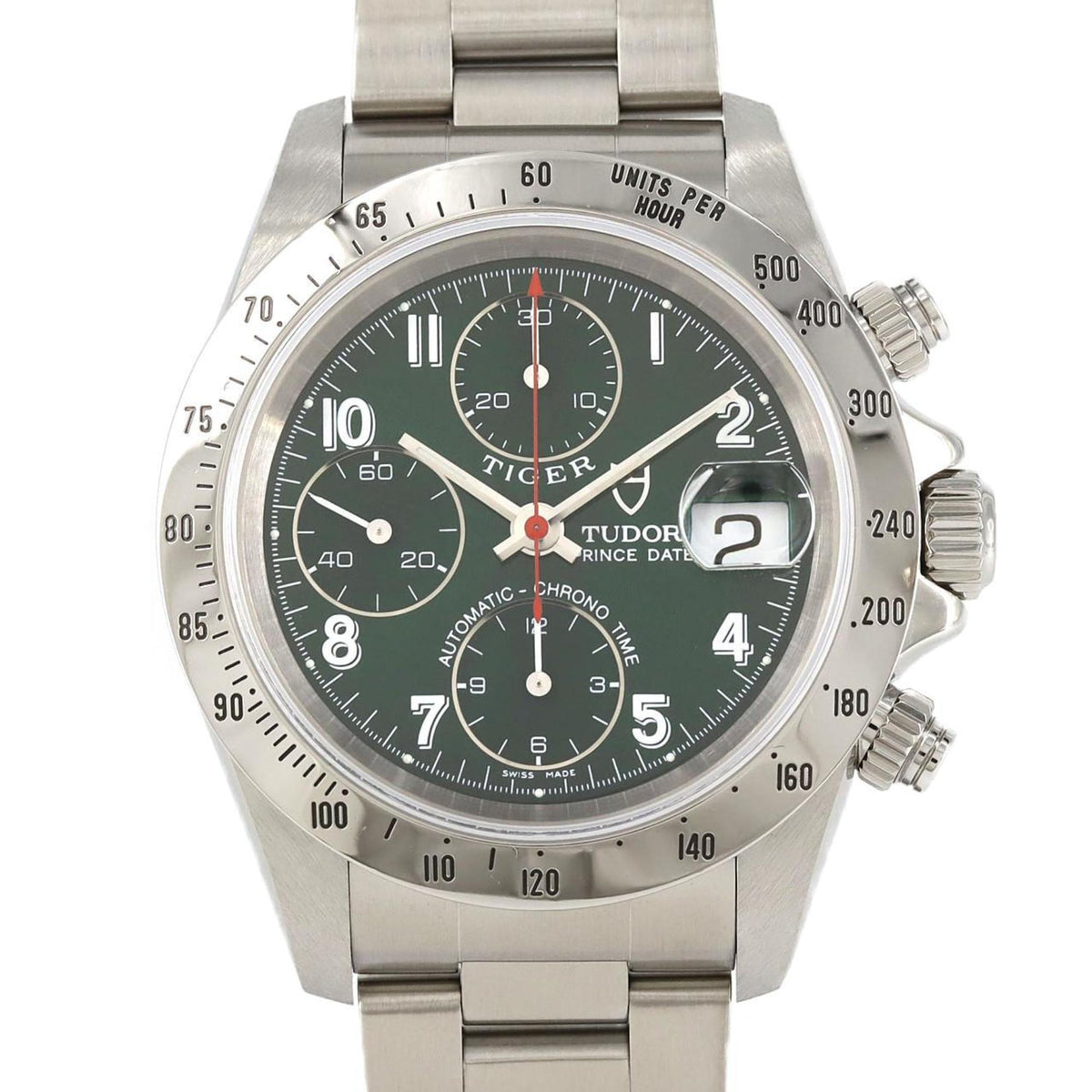 Gebrauchte Tudor Chronotime Tiger 79280T?3 SS Armbanduhr Automatik 