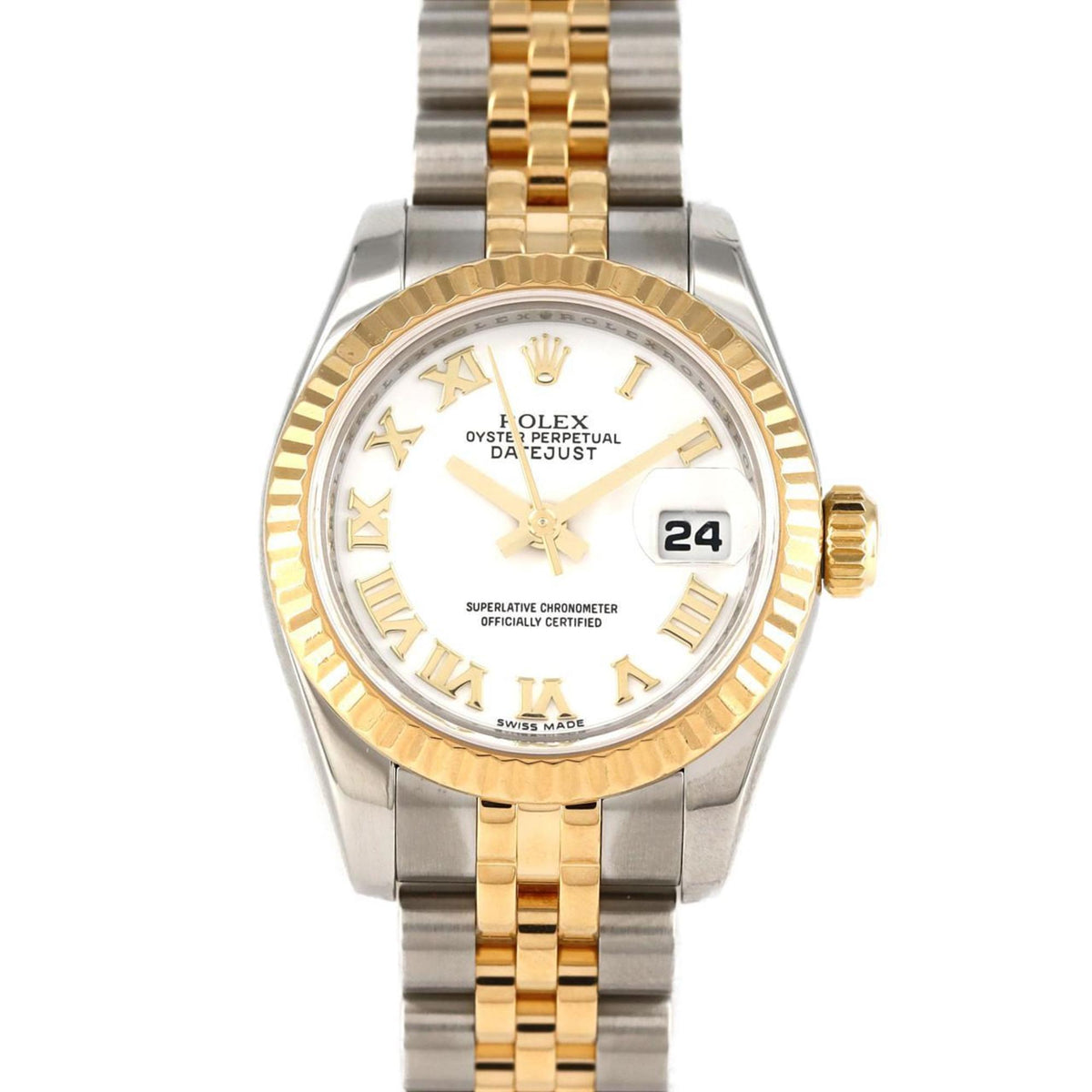 Pre-Owned Rolex Datejust 179173 SSxYG Automatic Watch Z Serial