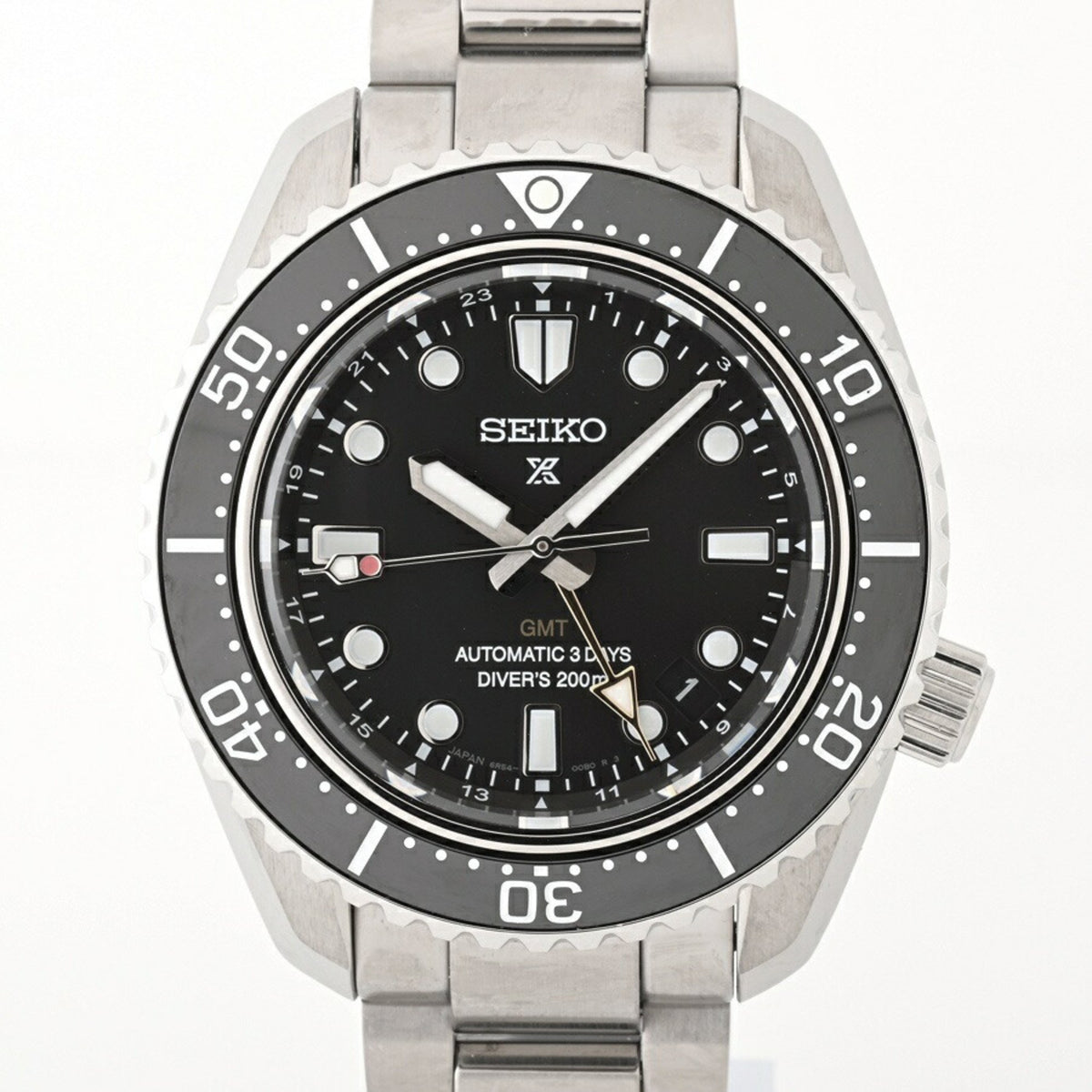 Gebrauchte Seiko Prospex Diver Scuba SBEJ011 6R54-00D0 Automatikuhr Mechanisch 1968 Heritage GMT A-157042 