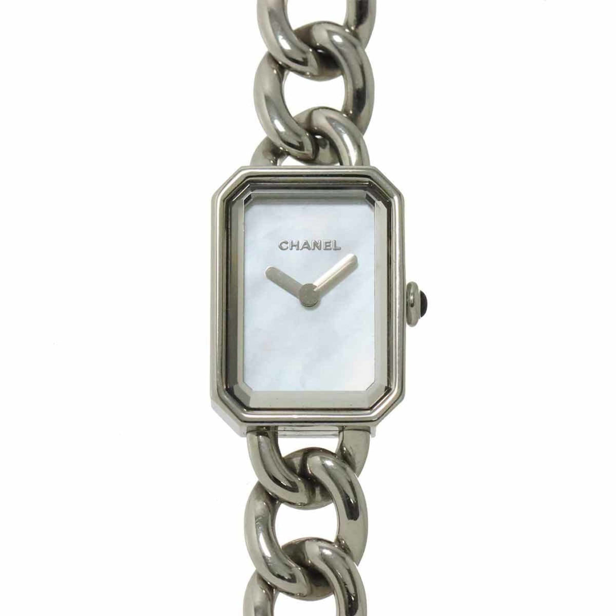 Pre-Owned CHANEL Premiere 22mm H3249 Women's White Shell Quartz Watch