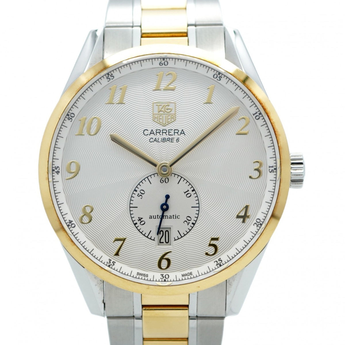 Pre-Owned TAG Heuer Carrera WAS2150 Silver Dial Men's Watch