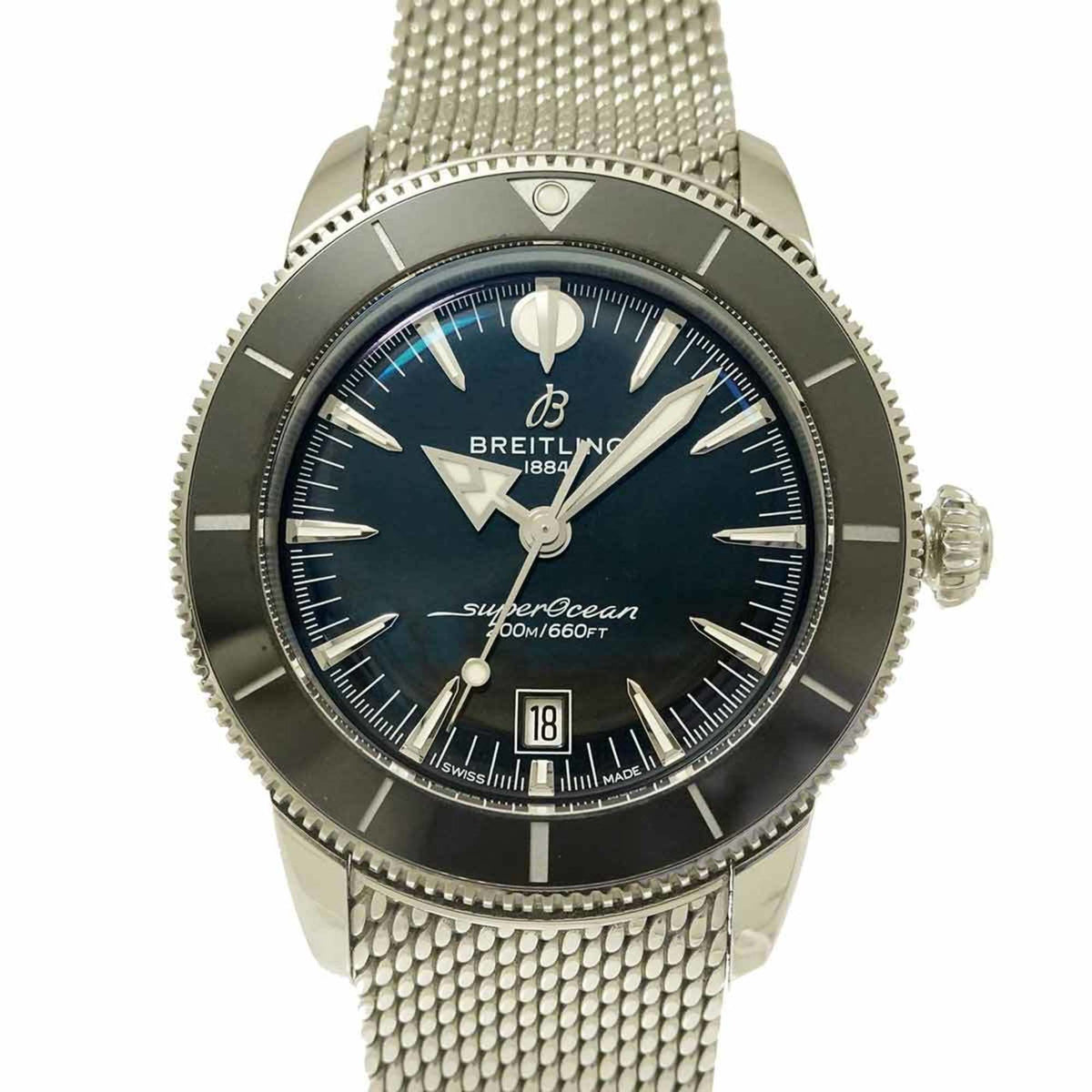 Pre-Owned Breitling Superocean Heritage B31 AB3112 Men's Watch with Date Display, Black, Automatic
