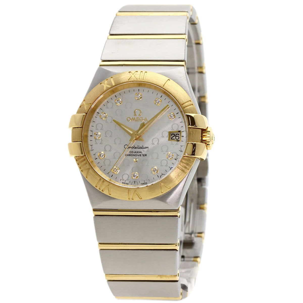 Pre-Owned Omega 123.20.35.20.52.004 Constellation 35mm Watch Stainless Steel/SSx18KYG/18KYG Men's OMEGA