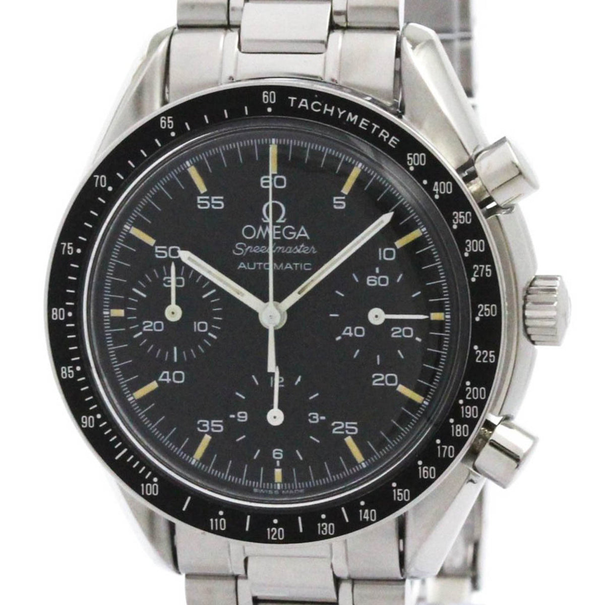Pre-Owned OMEGA Speedmaster Automatic Steel Mens Watch 3510.50 Polished