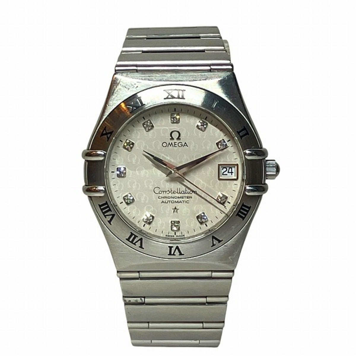 Gebrauchte Omega Constellation 1504.35 Automatik 11P Diamant 50 JAHRE Gedenkmodell Uhr Herrenarmbanduhr 