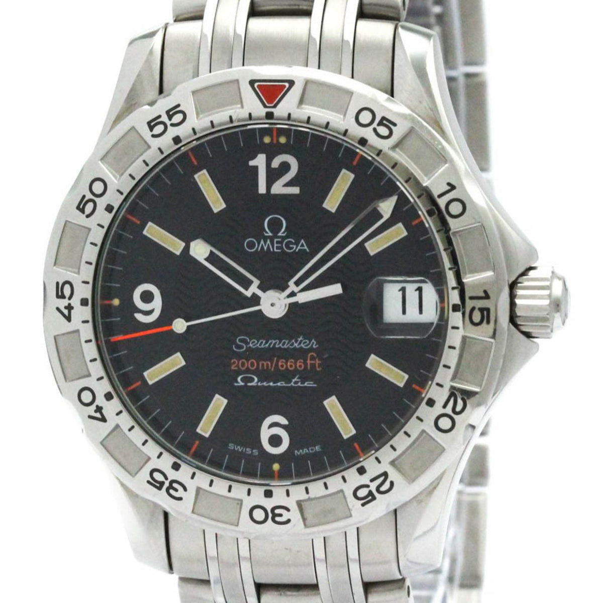 Gebrauchte polierte OMEGA Seamaster Omegamatic Auto Quartz Limited Uhr 2516.50 BF577508 
