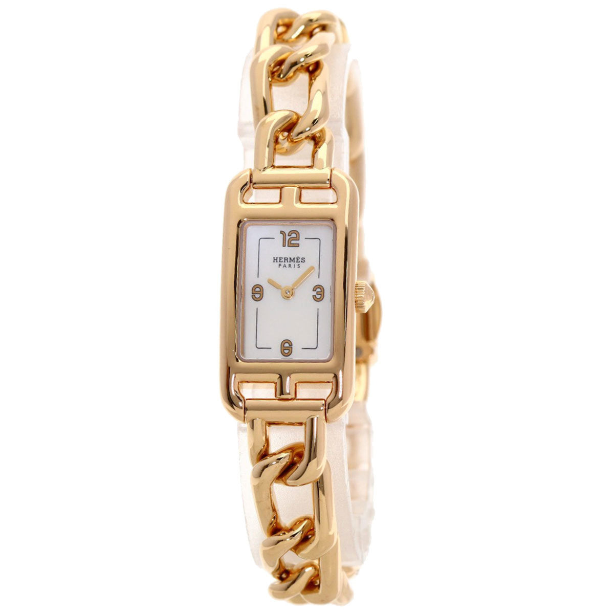 Pre-Owned Herm?s NA2.170 Nantucket Watch in 18K Pink Gold (18KPG) for Women