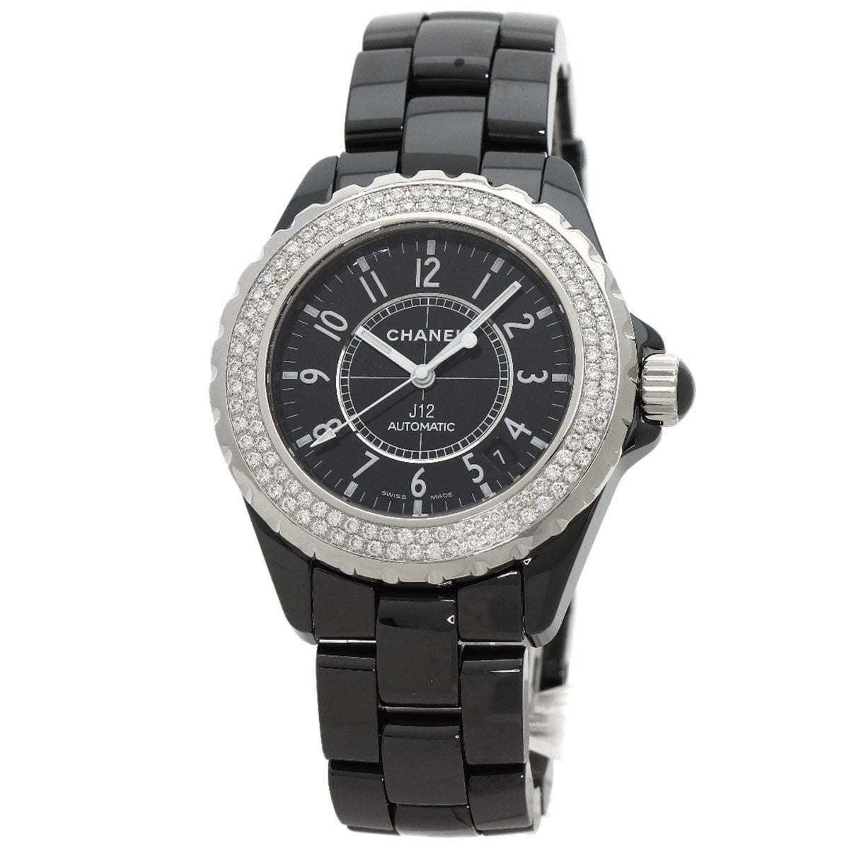 Gebrauchte Chanel H0950 J12 38mm Doppel-Diamant-Lünette Keramik Herrenuhr CHANEL 
