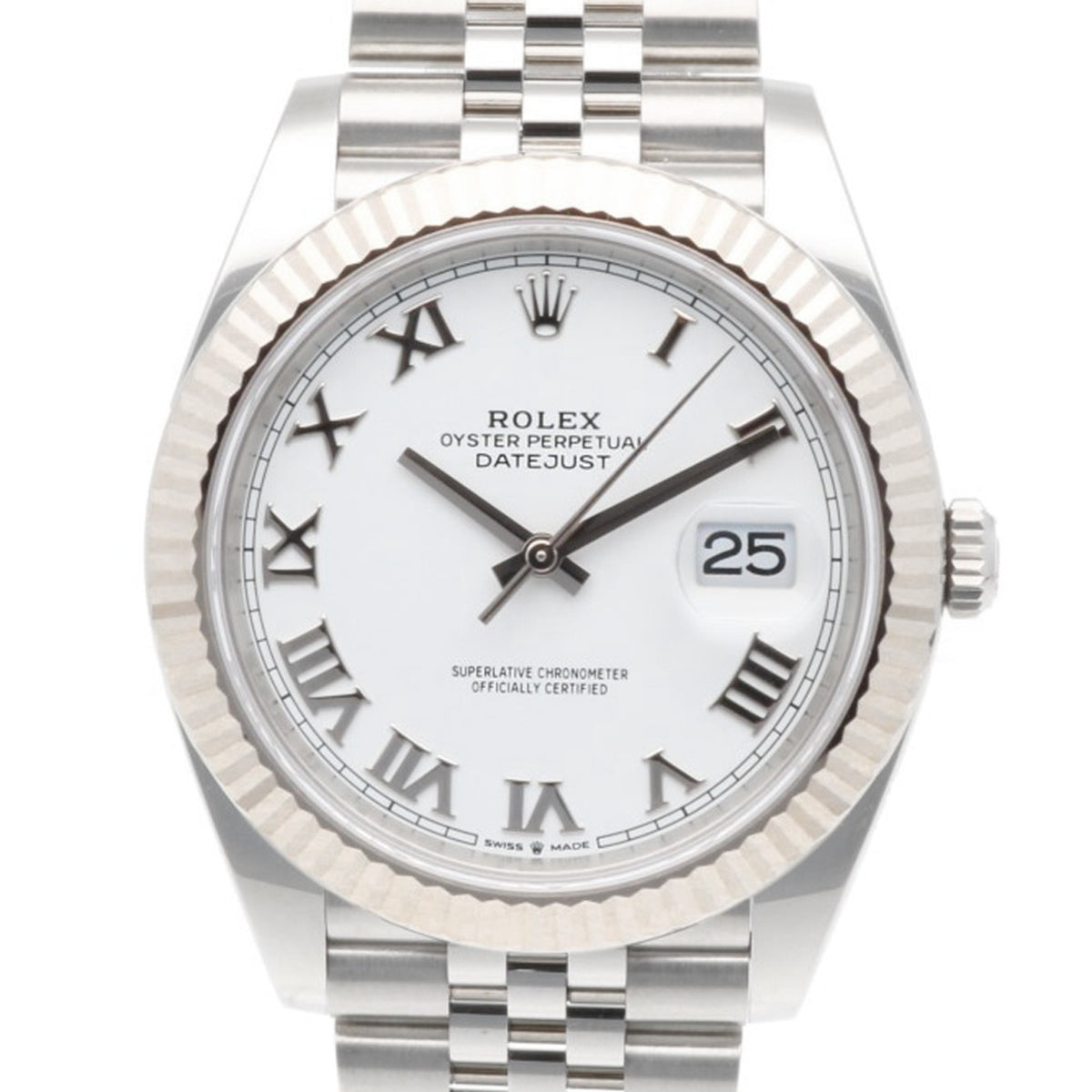 Pre-Owned Rolex Watch, Stainless Steel, Model 126334, Automatic Winding, Overhauled, Polished, Random Serial Number (Manufactured after 2010), Men's, ROLEX, Roman Numerals