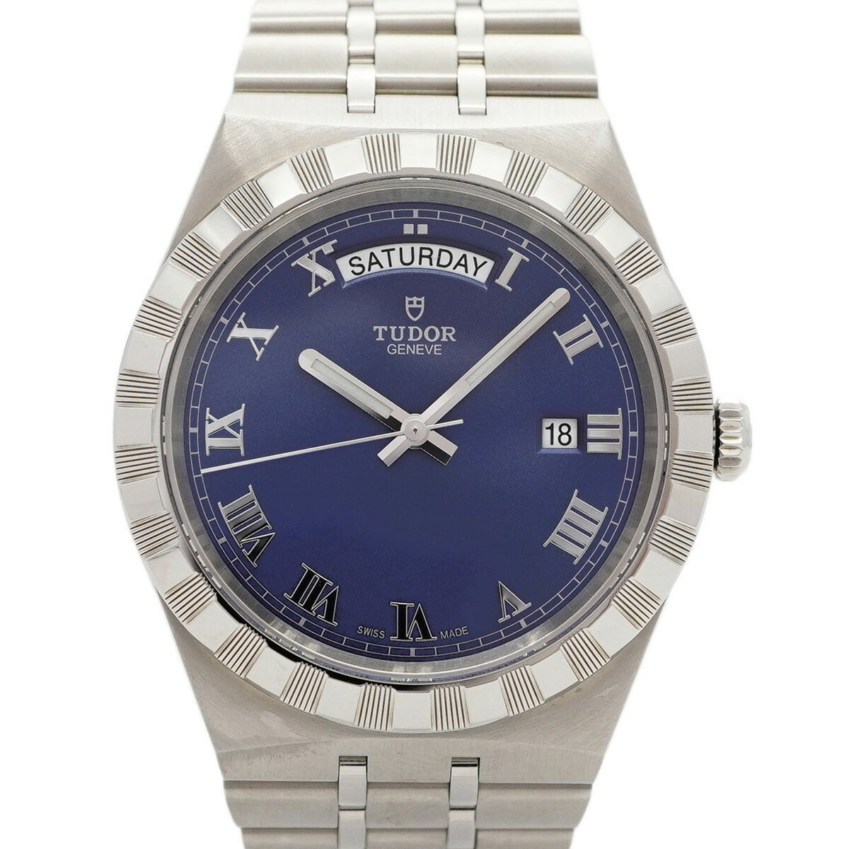Pre-Owned Tudor Royal 28600 Blue Dial Men's Watch