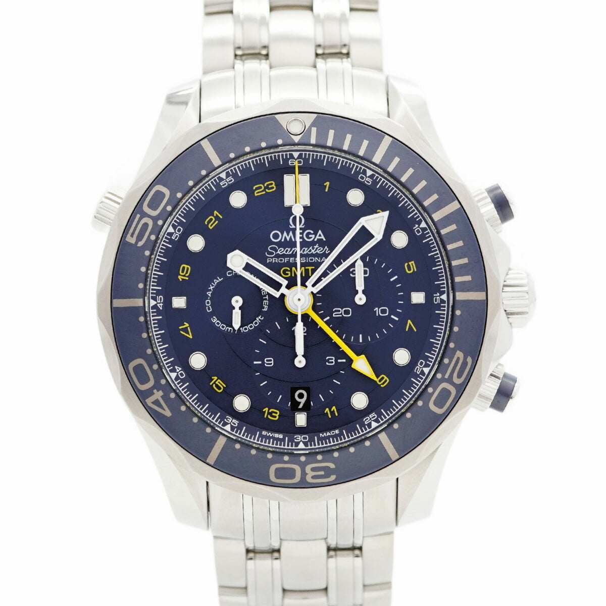 Pre-Owned Omega Seamaster 212.30.44.52.03.001 Navy Dial Men's Watch