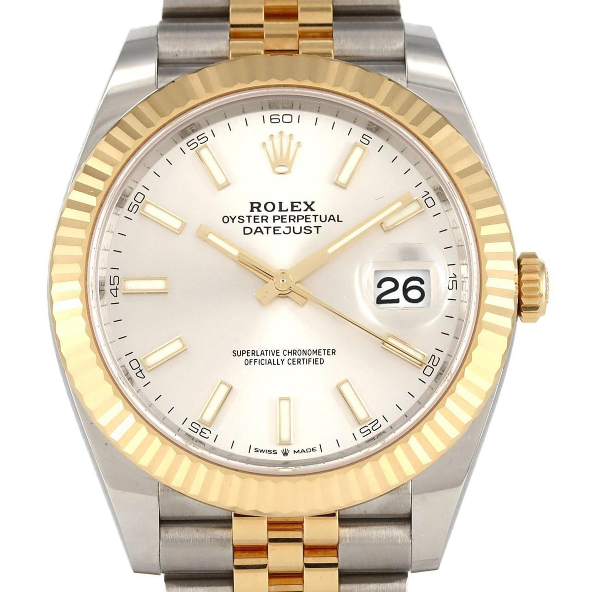 Gebrauchte Rolex Datejust 126333 SSxYG Automatikuhr, Zufallszahl 