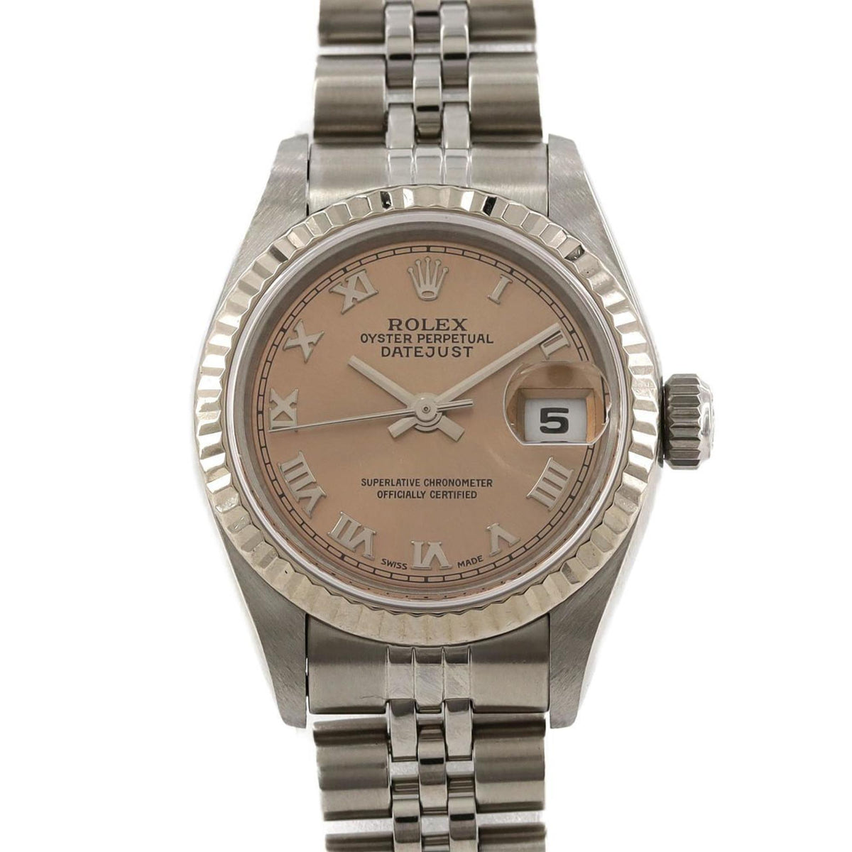 Gebrauchte Rolex Datejust 79174 SSxWG Armbanduhr Automatik Y Seriennummer 