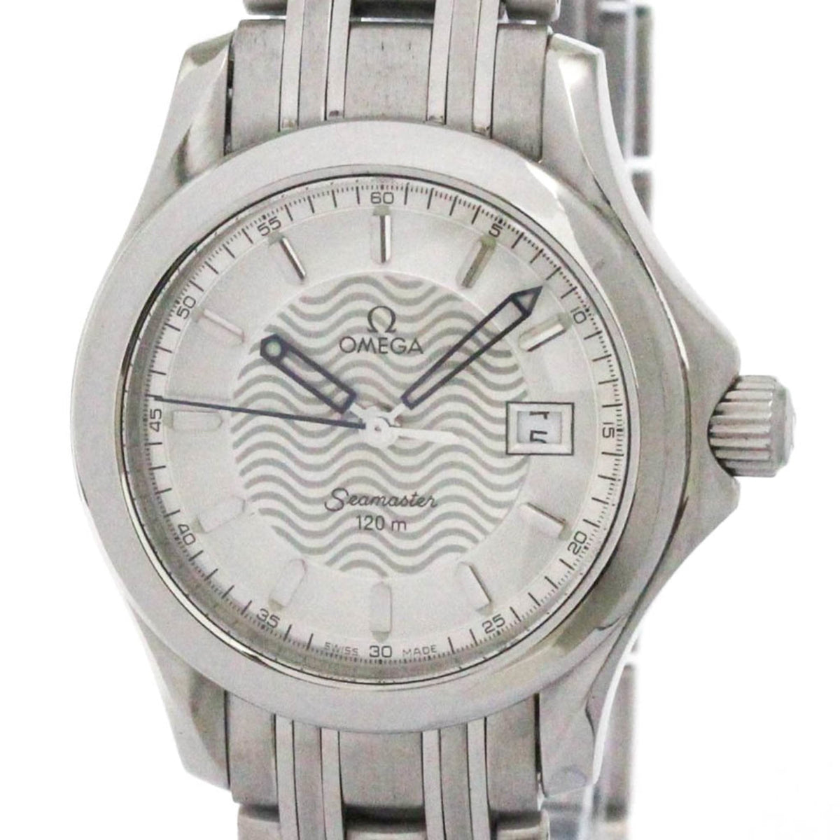 Pre-Owned OMEGA Seamaster 120M Steel Quartz Ladies Watch 2571.31 Polished