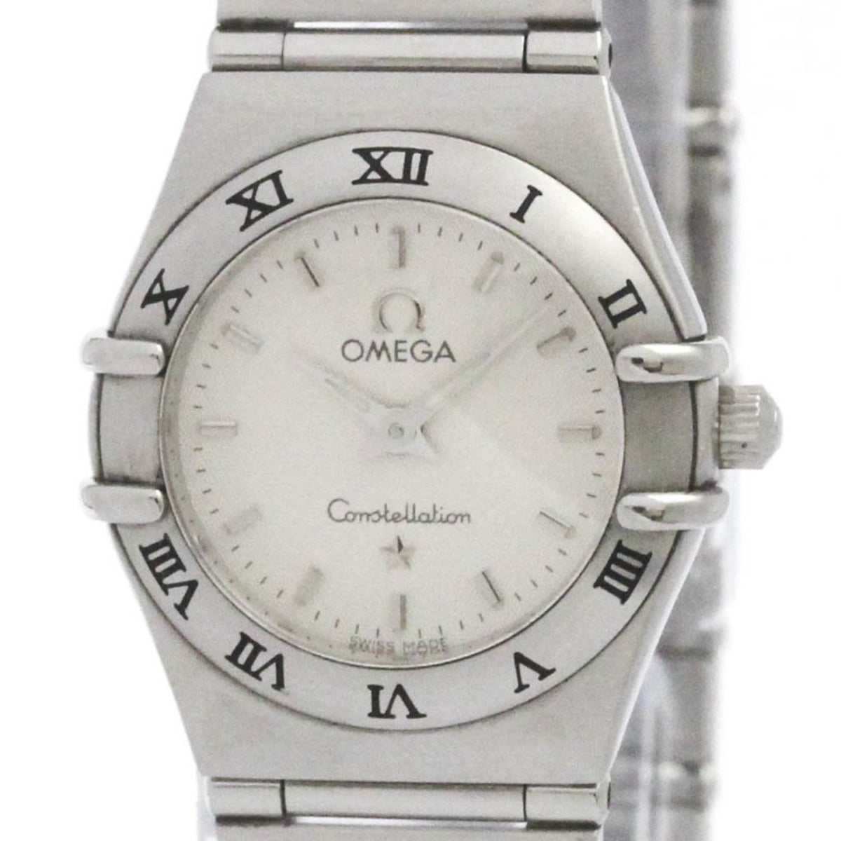 Gebrauchte OMEGA Constellation Stahl Quarz Damenuhr 1562.30 poliert 