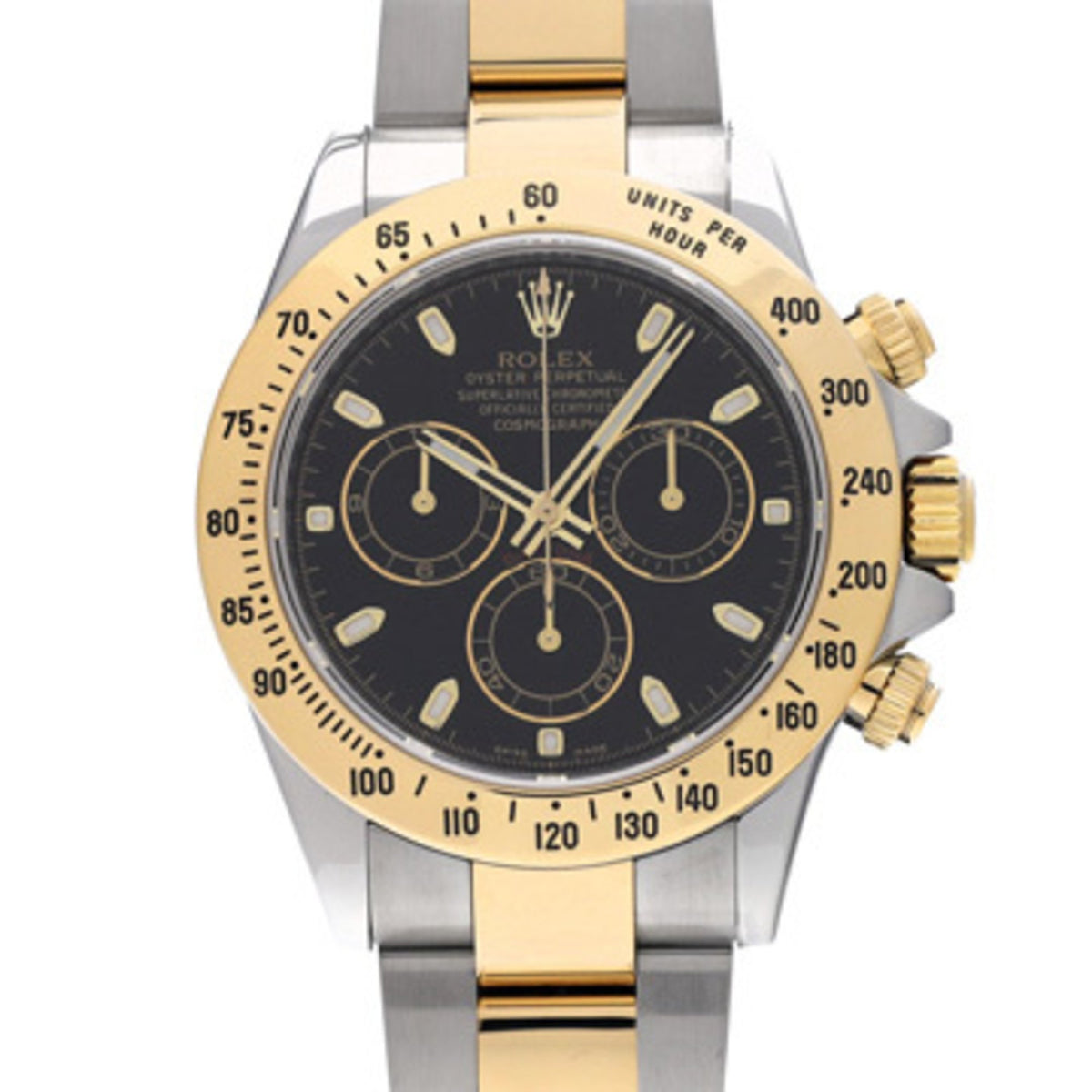 Gebrauchte Rolex Cosmograph Daytona 116523 Random Serial Black Herrenuhr Automatik 