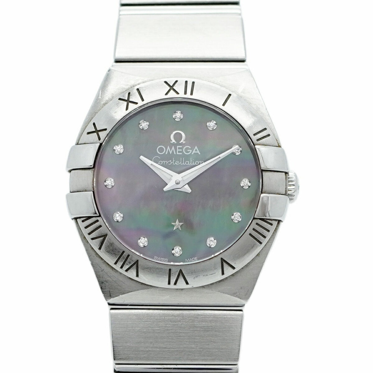 Pre-Owned Omega Constellation 123.10.24.60.57.003 Gray Dial Women's Watch