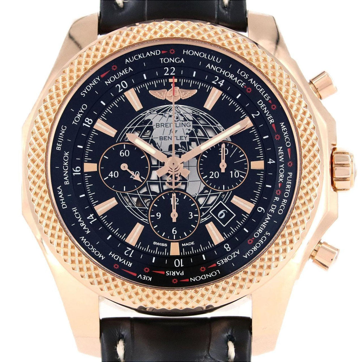 Gebrauchte Breitling Bentley B05 Unitime PG RB0521 PG/RG Armbanduhr Automatik 