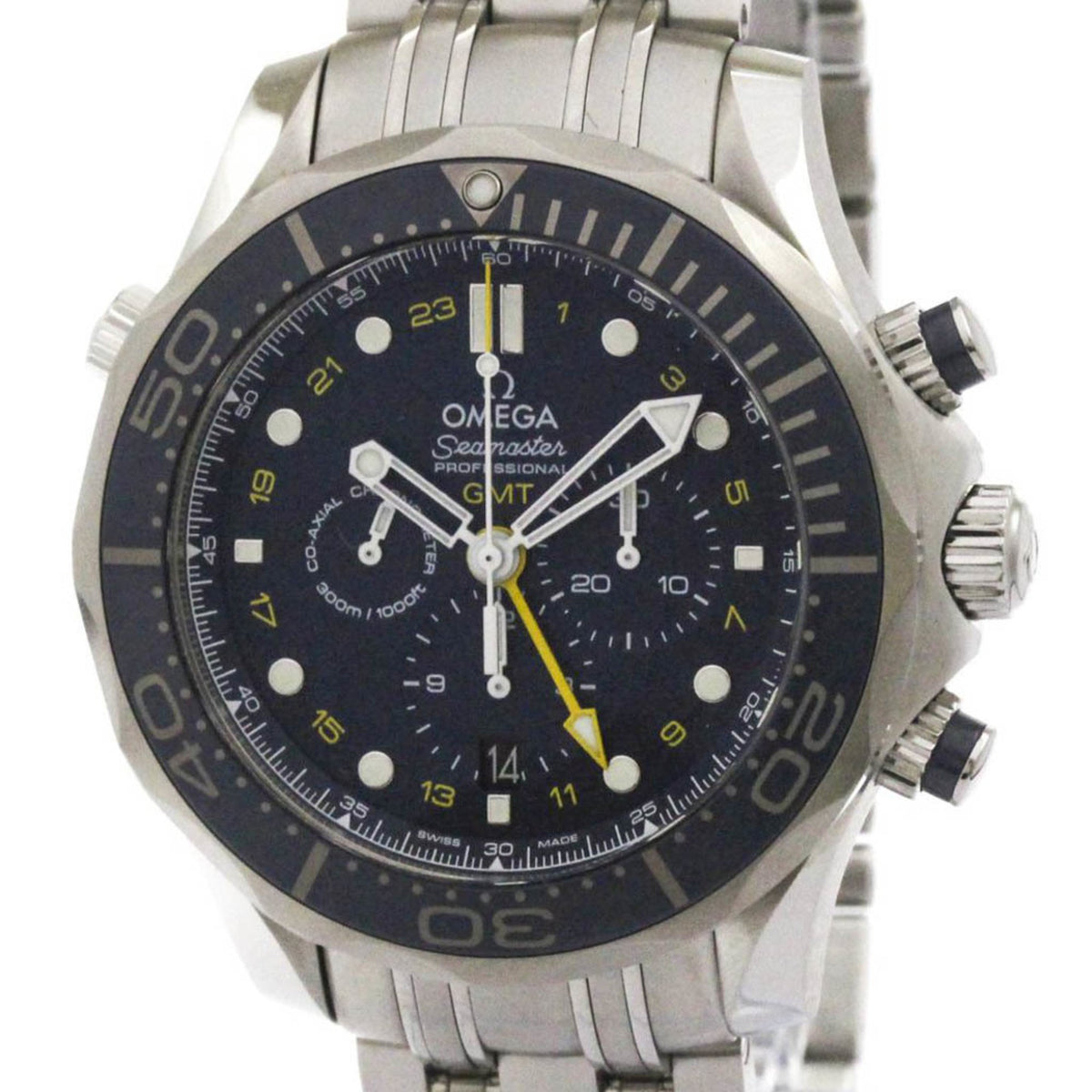 Pre-Owned OMEGA Seamaster Diver 300M Co-Axial Watch 212.30.44.52.03.001 Polished