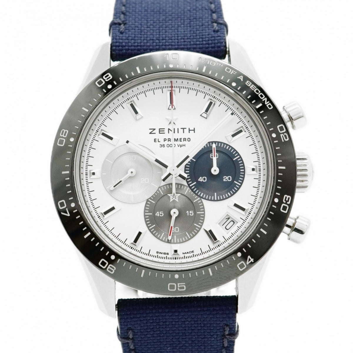 Pre-Owned Zenith Chronomaster Sport 03.3100.3600 69.C823 White Dial Men's Watch