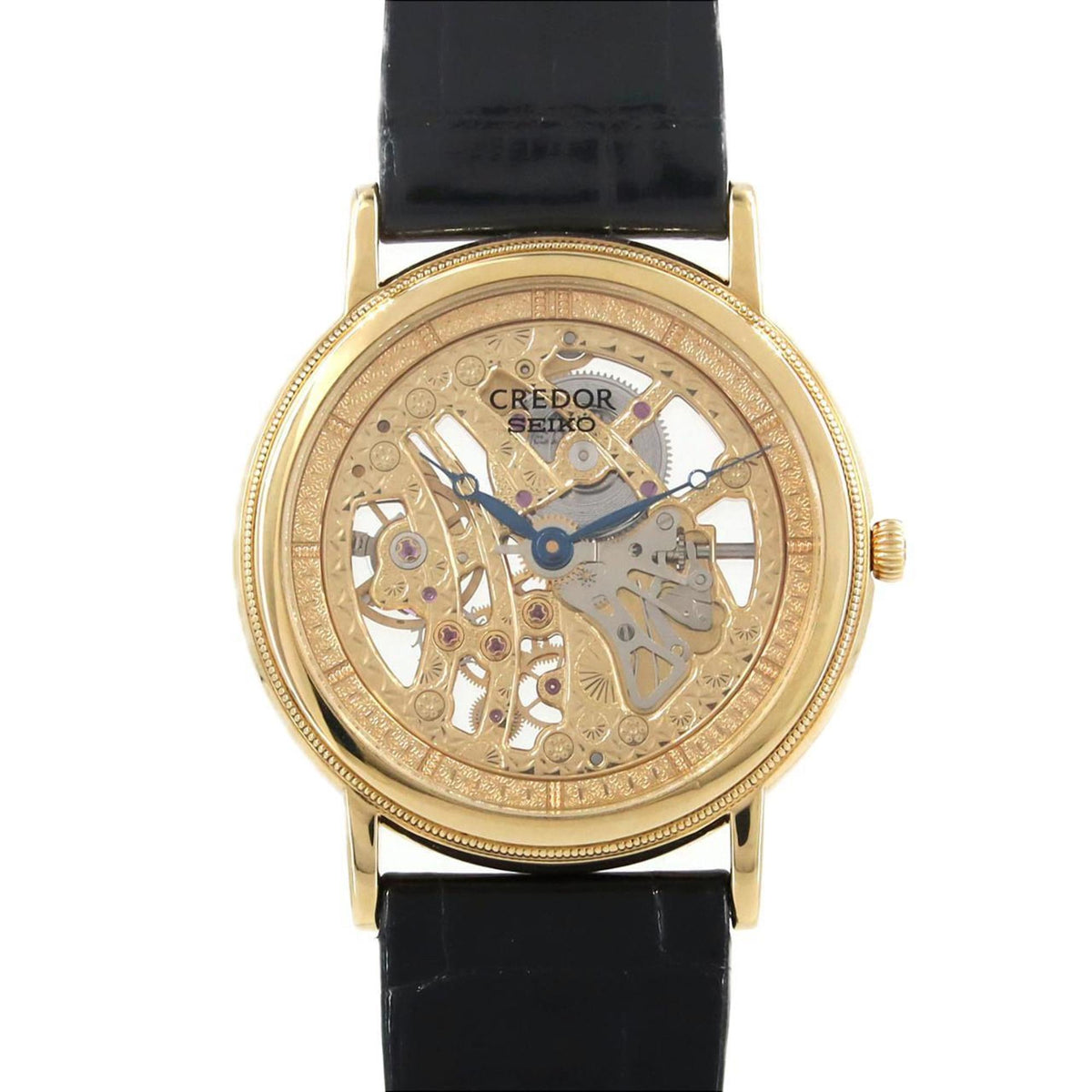 Pre-Owned Seiko Credor Signo YG 6899A268 GBBD998 Watch Manual Wind