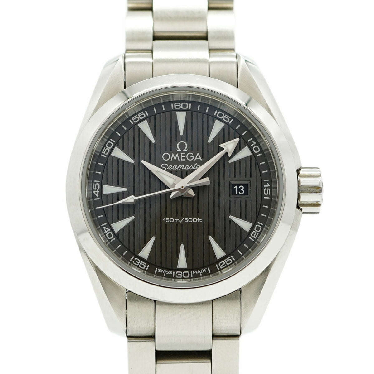 Pre-Owned Omega Seamaster 231.10.30.60.06.001 Gray Dial Women's Watch