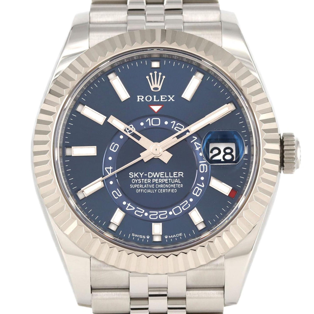 Gebrauchte Rolex Sky-Dweller 336934?5 SSxWG Armbanduhr Automatik Zufallszahl 