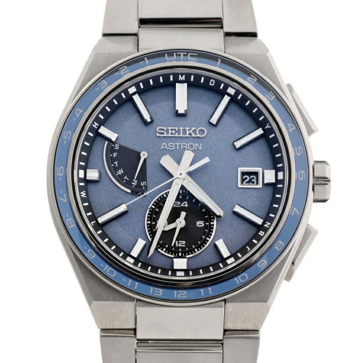 Gebrauchte Seiko Astron Nexter SBXY037 8B63-0BB0 Quarz-Armbanduhr Radio Solar H-158482 