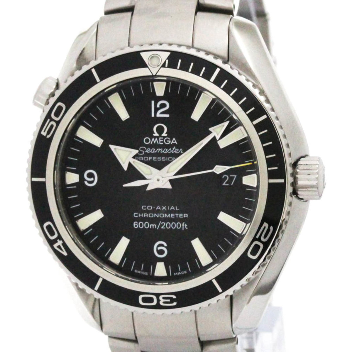 Pre-Owned OMEGA Seamaster Planet Ocean Steel Automatic Watch 2201.50 Polished
