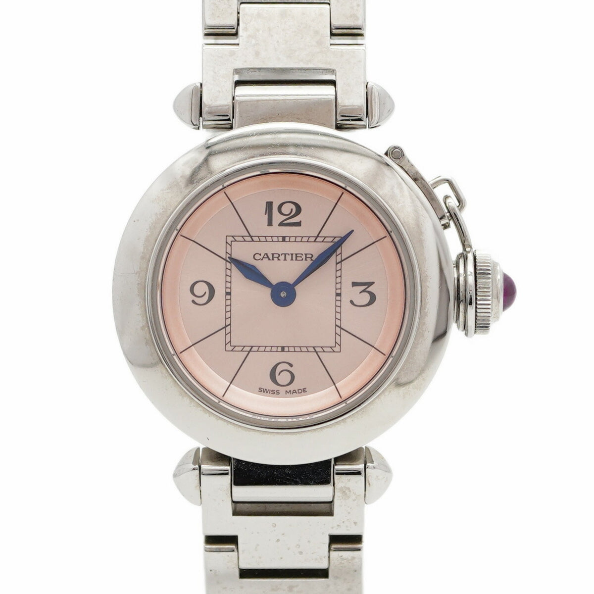 Pre-Owned Cartier Miss Pasha W3140008 Pink Dial Women's Watch