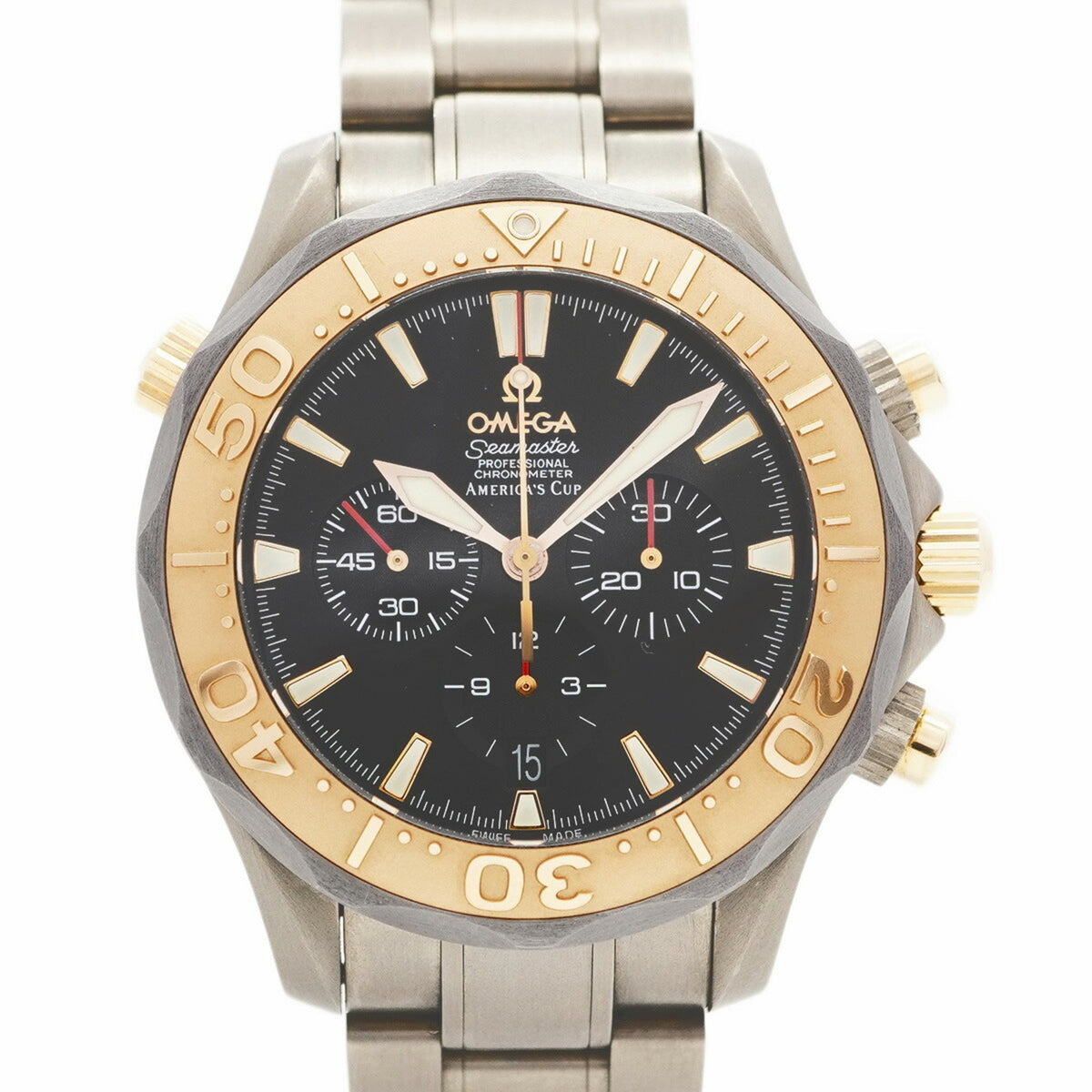 Pre-Owned Omega Seamaster 2294.50 Black Dial Men's Watch