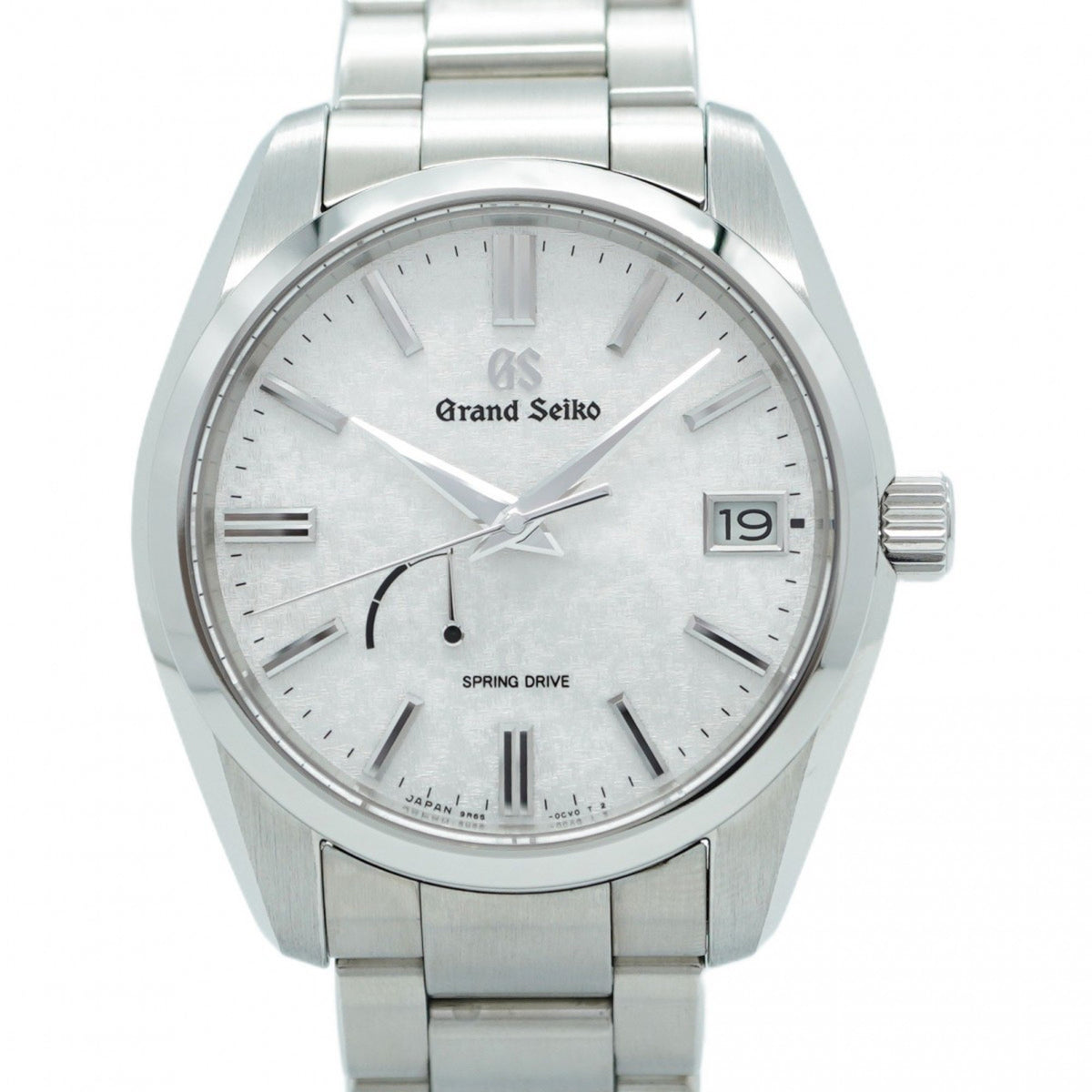 Gebrauchte Seiko Grand 9R65-0DY0 Herrenuhr mit silbernem Zifferblatt 