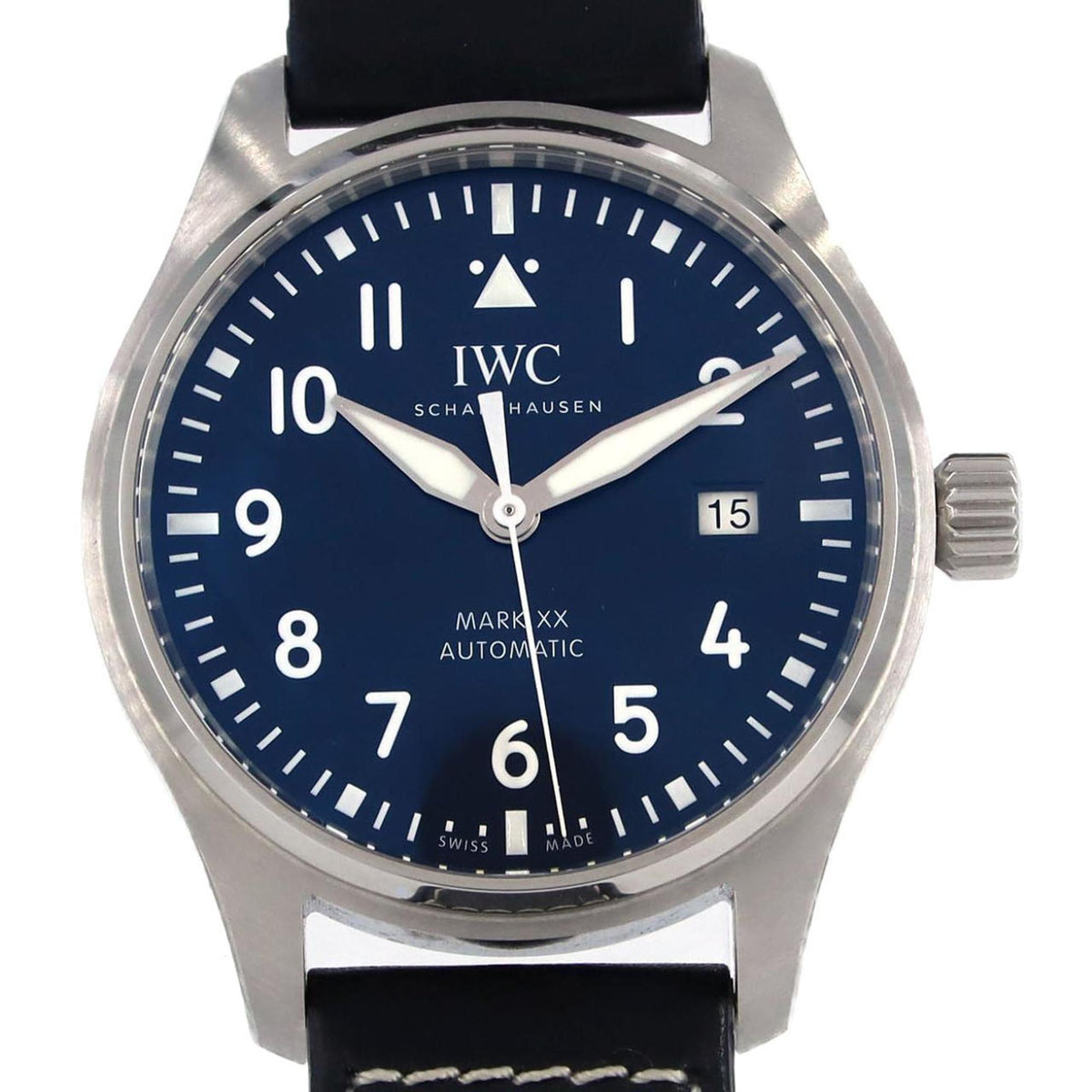 Gebrauchte IWC Fliegeruhr Mark XX IW328203 SS Armbanduhr Automatik 