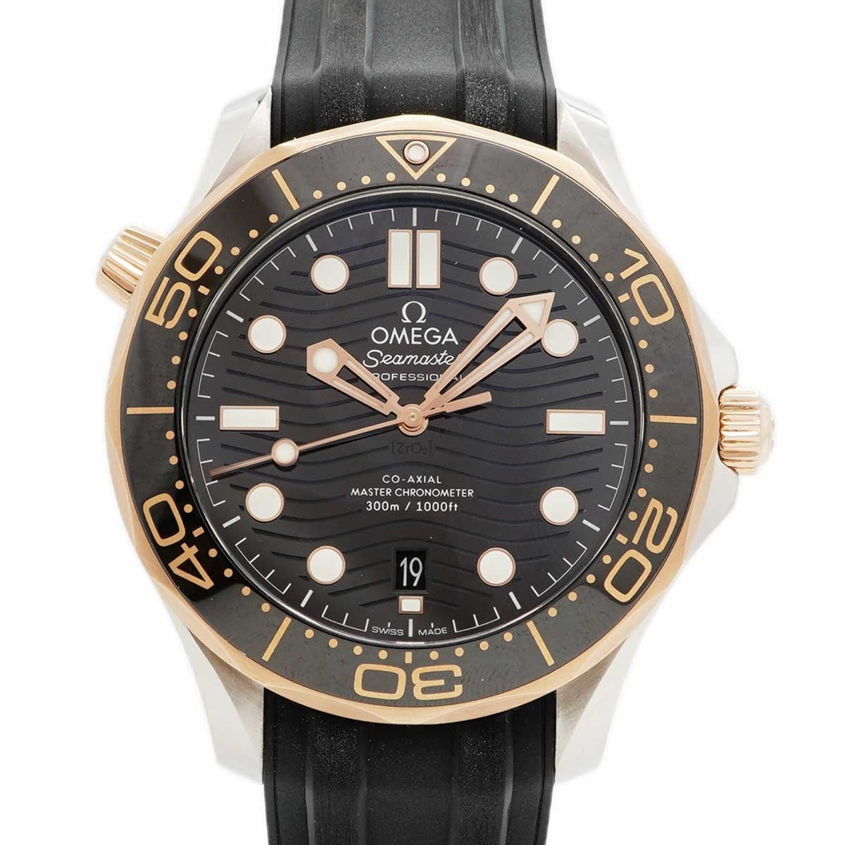 Pre-Owned Omega Seamaster 210.22.42.20.01.002 Black Dial Men's Watch