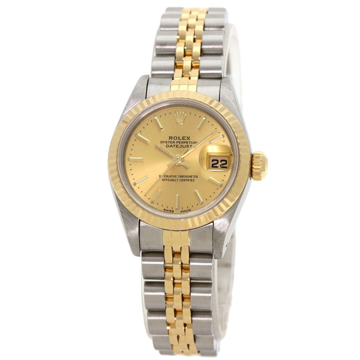 Gebrauchte Rolex 69173 Datejust Uhr Edelstahl SSxK18YG K18YG Damen ROLEX 