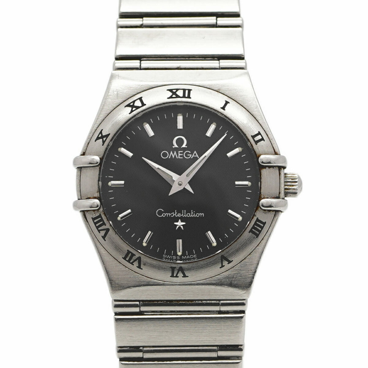 Pre-Owned Omega Constellation 1572.40 Black Dial Women's Watch