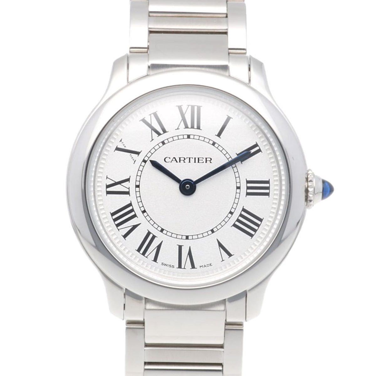 Pre-Owned Cartier Ronde Must de Stainless Steel Watch WSRN0033(4422) Quartz Women's