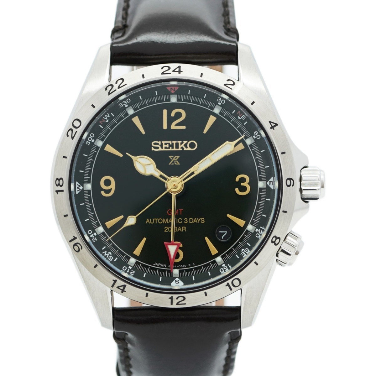 Pre-Owned Seiko Prospex Alpinist 6R54-00B0 Green Dial Men's Watch