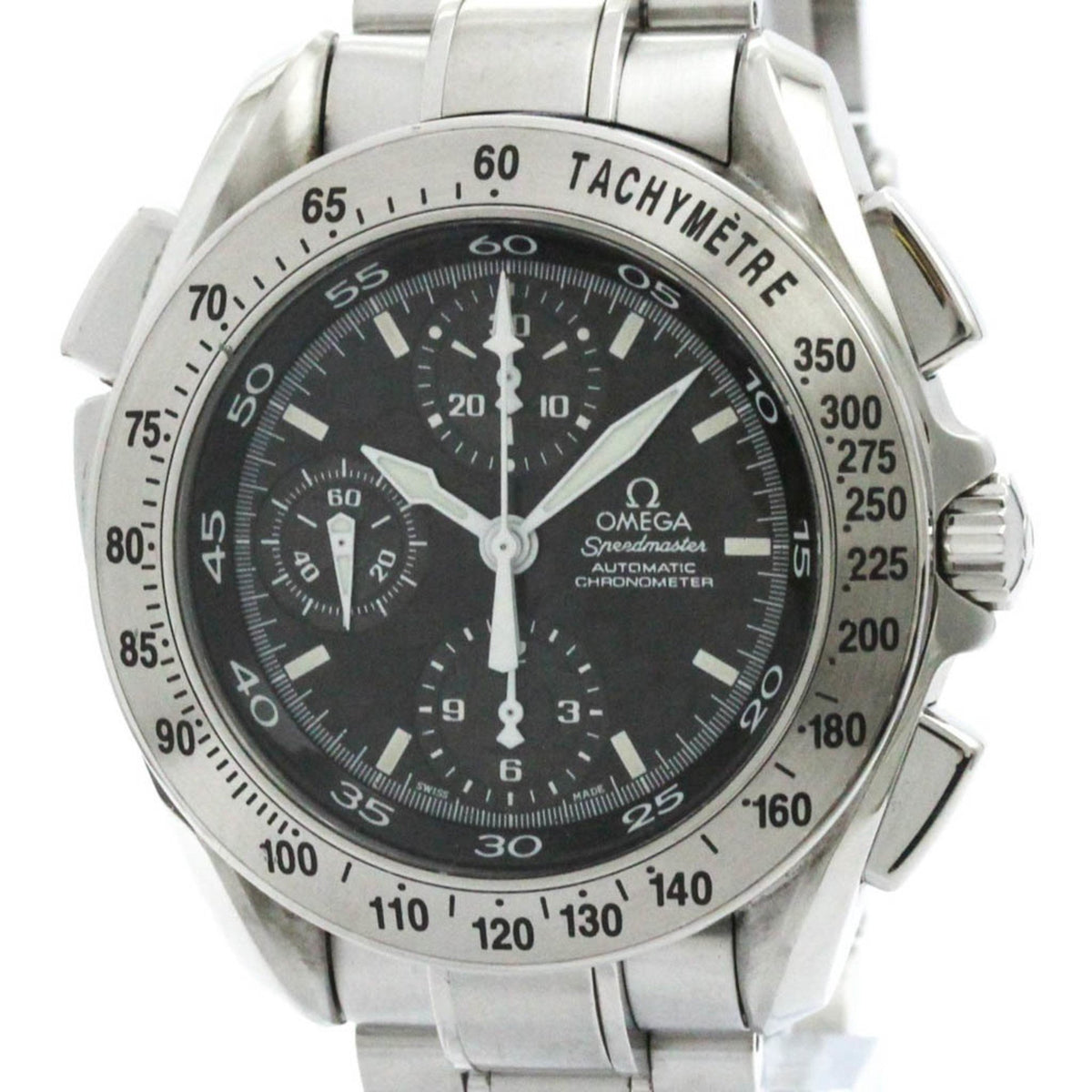 Gebrauchte, polierte OMEGA Speedmaster Split Second Automatikuhr aus Stahl 3540.50 BF579750 