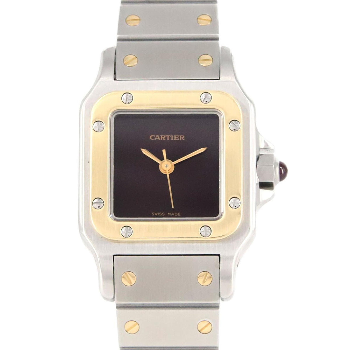 Gebrauchte Cartier Santos Combi 46168381 SSxYG Automatikuhr 