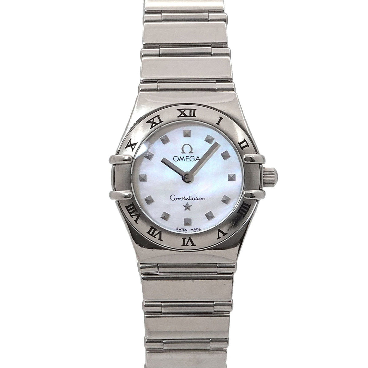 Pre-Owned OMEGA Constellation Mini My Choice 1561 71 Women's White Shell Quartz Watch