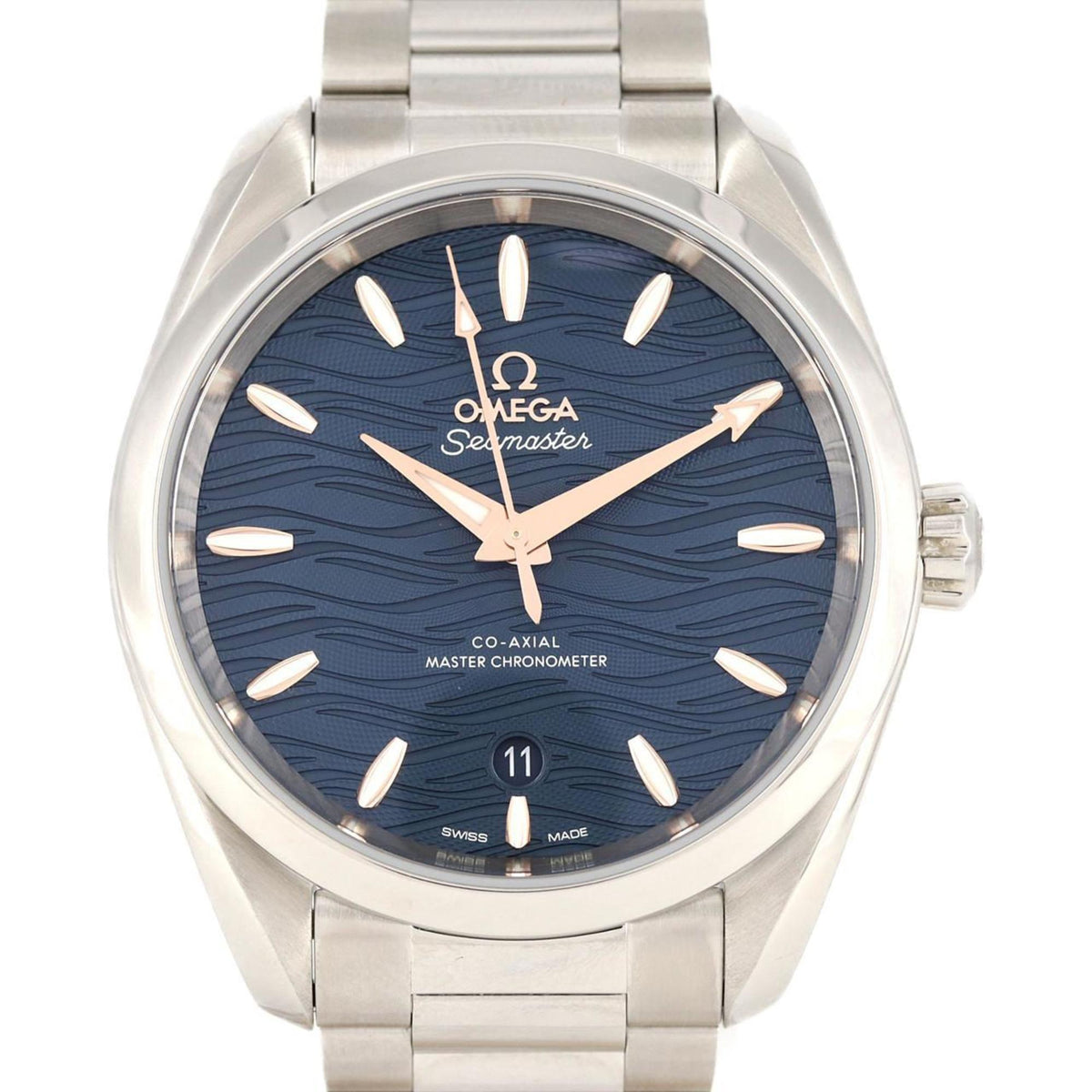 Gebrauchte Omega Seamaster Aqua Terra 220.10.38.20.03.002 SS Armbanduhr Automatik 