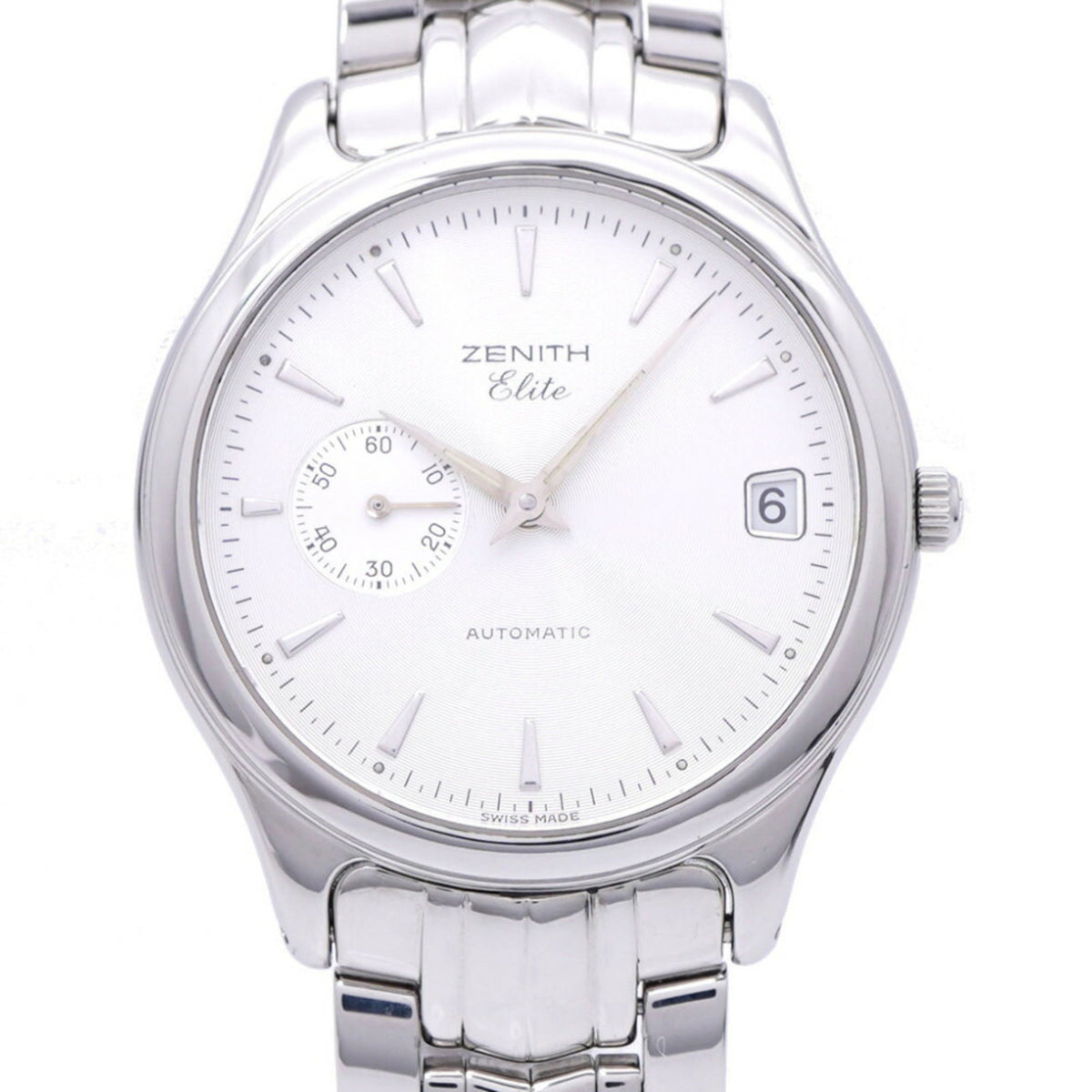 Gebrauchte Zenith Class Elite 02.0040.680 Automatikuhr Edelstahl Silbernes Zifferblatt 1438ZENITH Herren 
